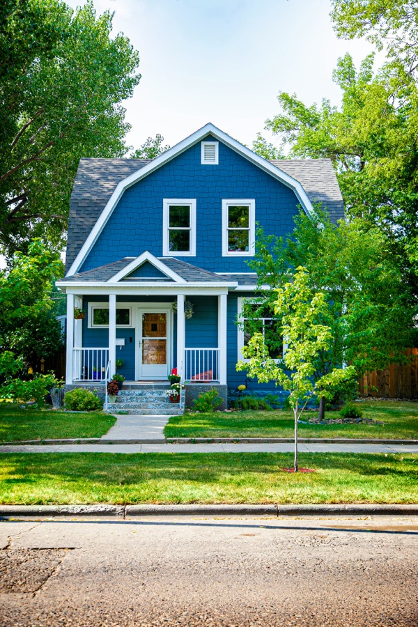 A single-family home on a tree-lined San Mateo street